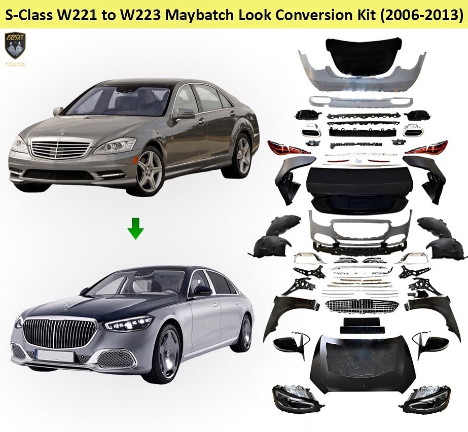 Facelift Body kit Mercedes W221